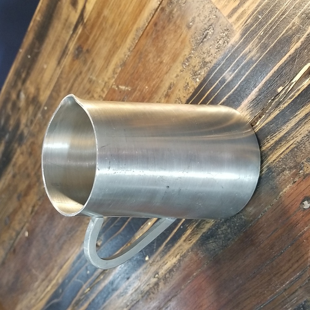 Super cute Hand made jug - heavy - appears to be pewter